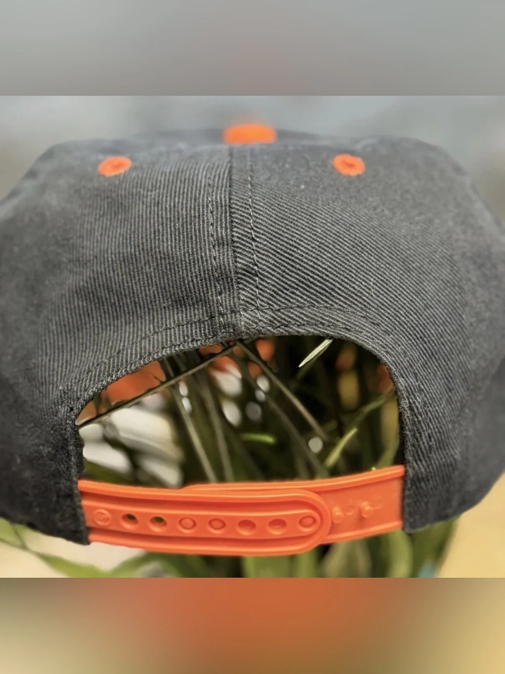 Vtg Syracuse Orangemen “S” Logo Snapback Hat NCAA Collegiate Block Design